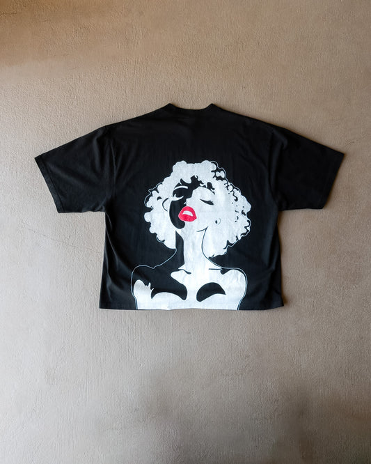 POSEFOURME BABY tee black