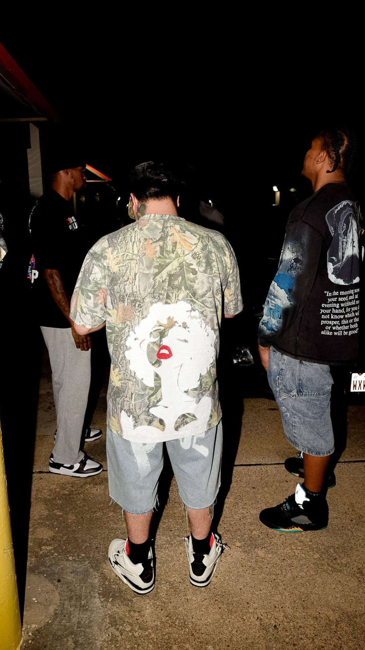 POSEFOURME BABY tee forest camo