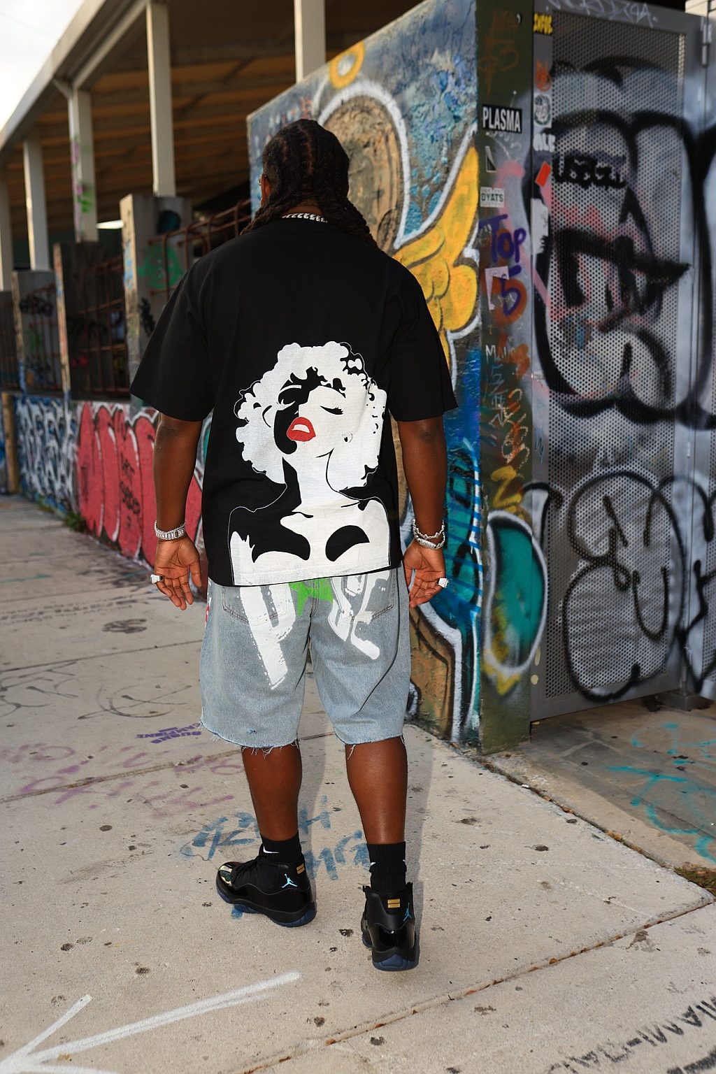 POSEFOURME BABY tee black