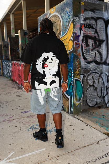 POSEFOURME BABY tee black