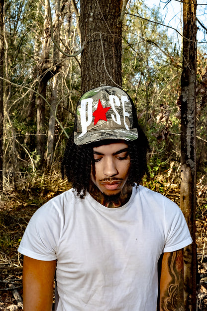 POSESTAR camo trucker red